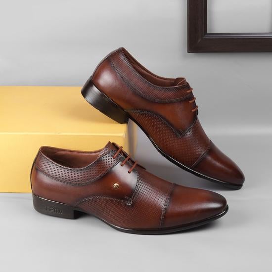 Men Brown Formal Lace Up