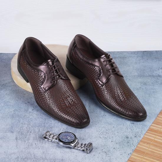 Men Brown Formal Lace Up