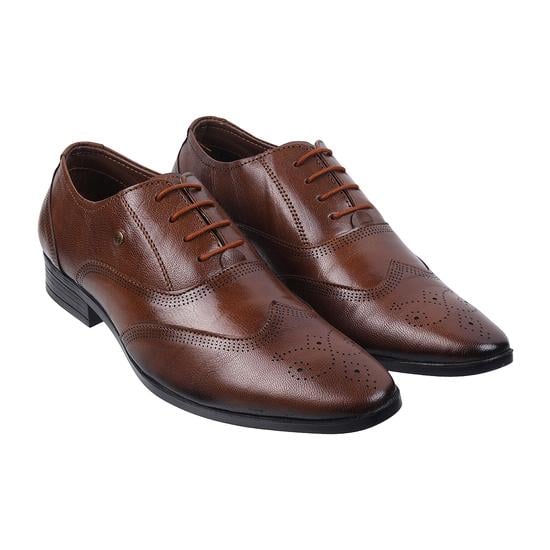 Men Tan Formal Brogue