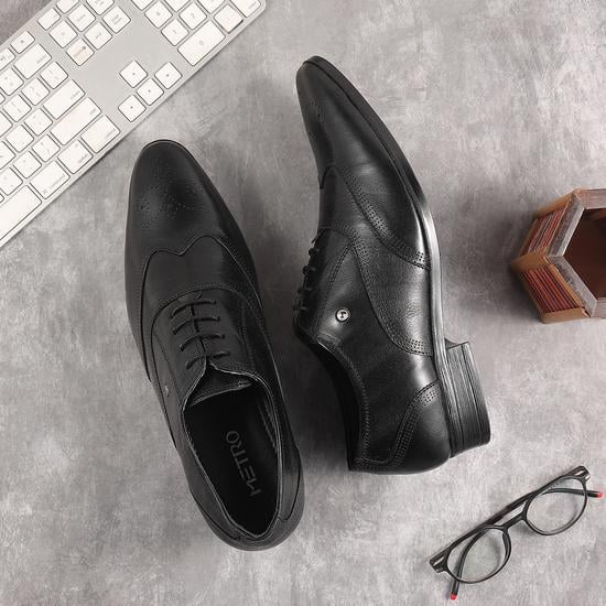 Men Black Formal Brogue