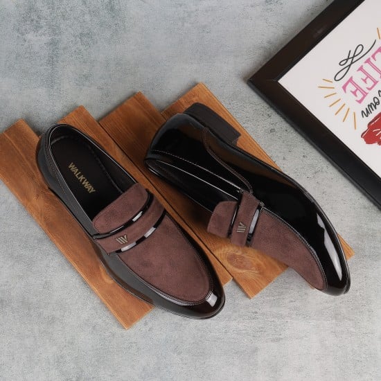 Men Brown Party Moccasin