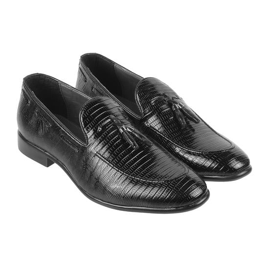 Men Black Formal Moccasin