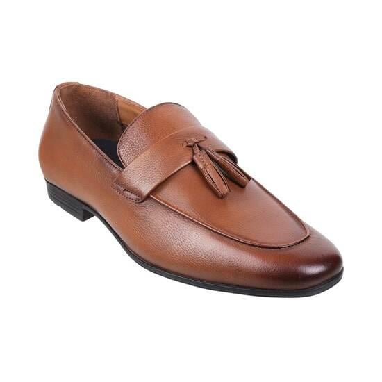 Men Tan Formal Moccasin