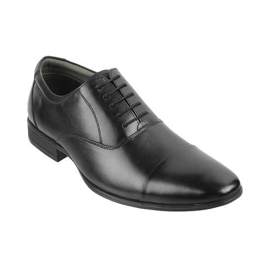 Men Black Formal Oxford