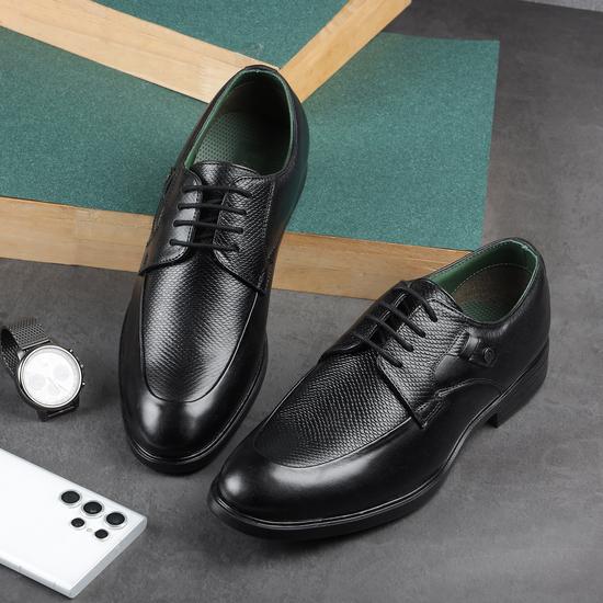 Men Black Formal Lace Up