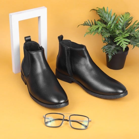 Men Black Formal Boots