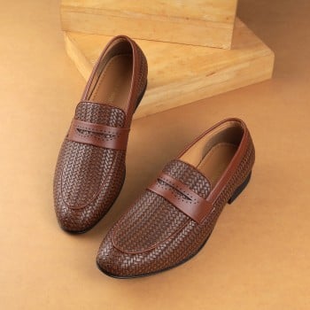 Walkway Men Tan Formal Moccasin(SKU: 19-405-23-40)