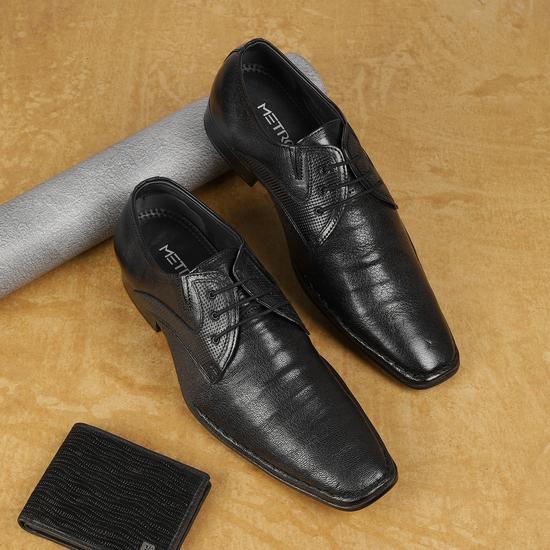 Men Black Formal Lace Up