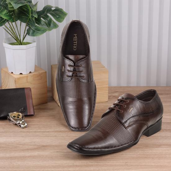 Men Brown Formal Lace Up