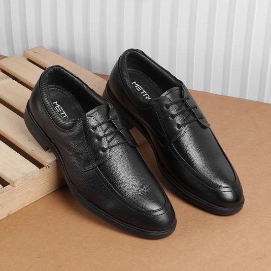 Men Black Formal Lace Up