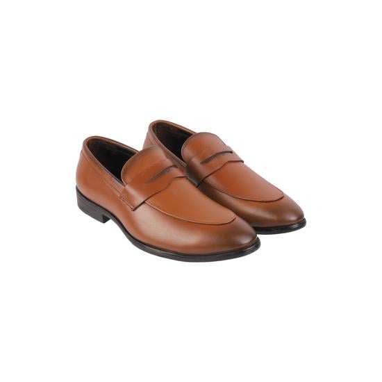 Men Tan Formal Moccasin