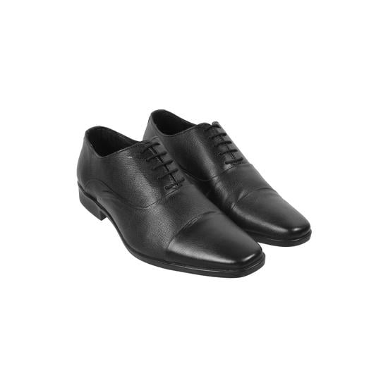 Men Black Formal Oxford