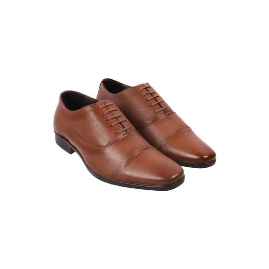 Men Tan Formal Oxford