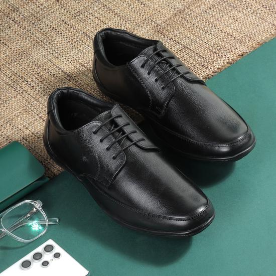 Men Black Formal Lace Up