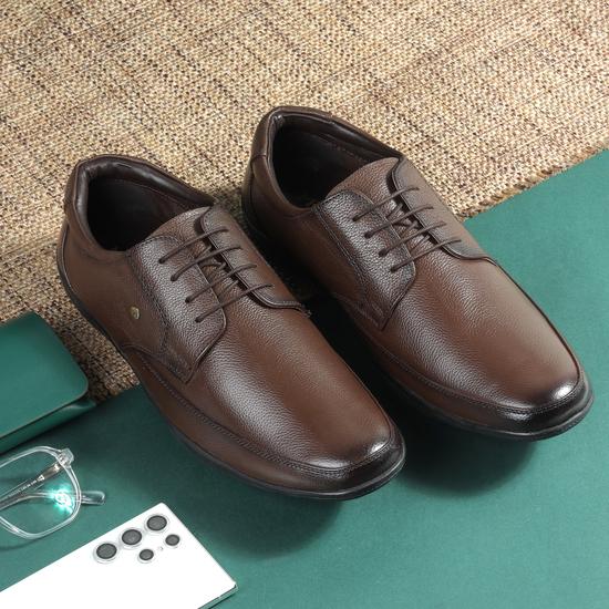 Men Brown Formal Lace Up