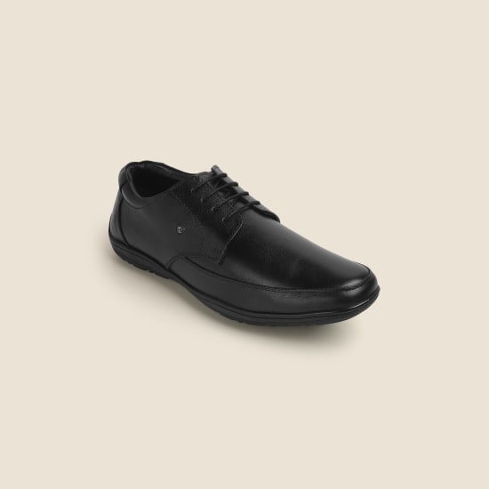 Men Black Formal Lace Up
