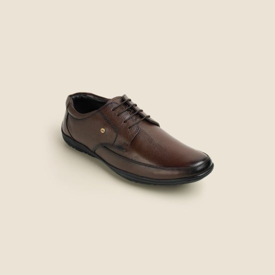 Men Brown Formal Lace Up