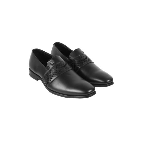 Men Black Formal Slip Ons