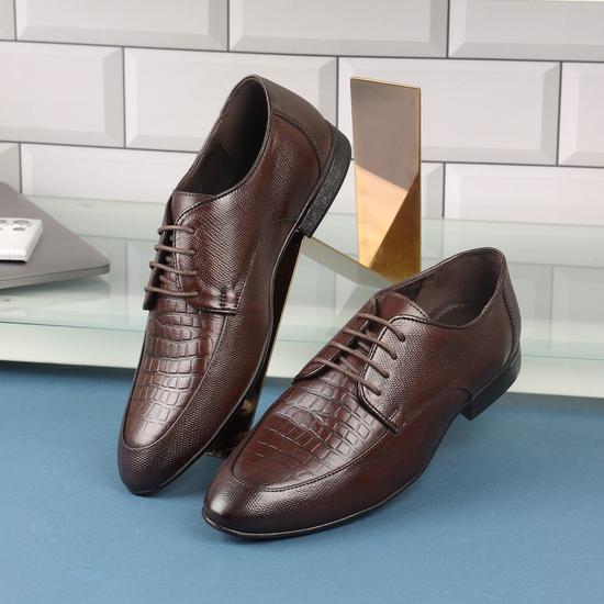 Men Brown Formal Lace Up