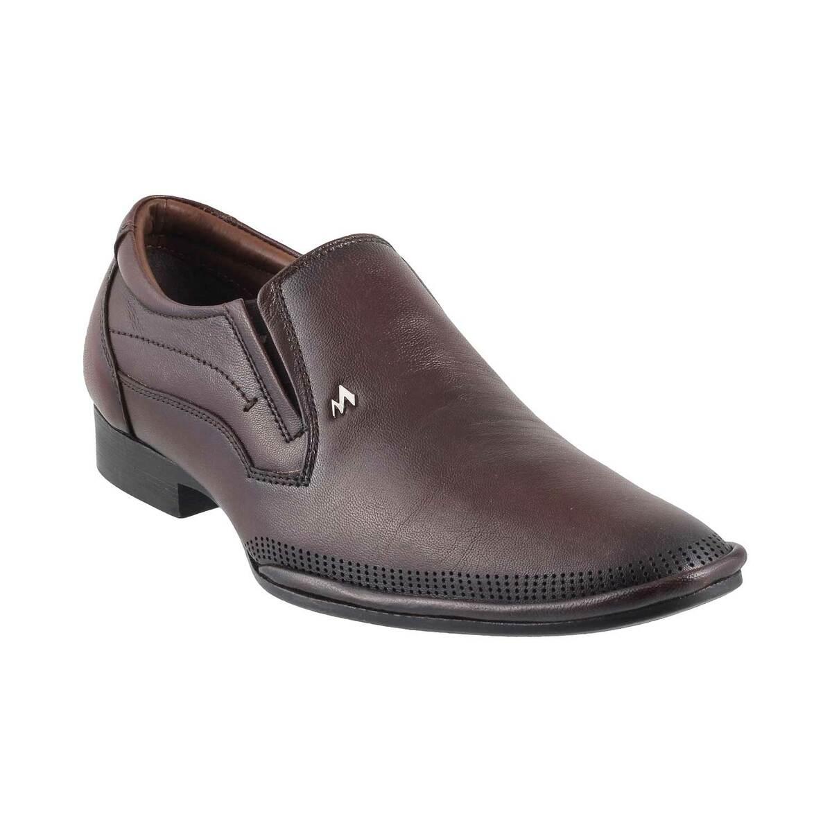 Buy Men Maroon Formal Moccasin Online | SKU: 19-5017-44-40-Metro Shoes
