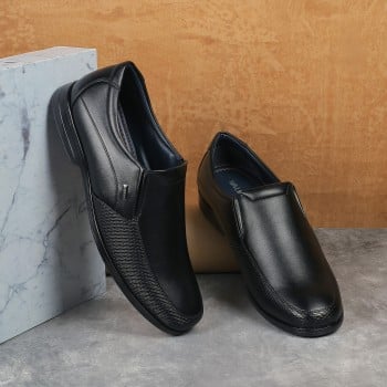 Walkway Men Black Formal Moccasin(SKU: 19-503-11-40)