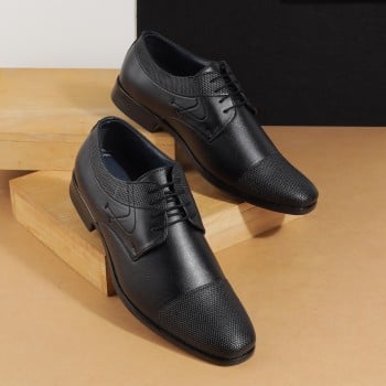 Walkway Men Black Formal Oxford(SKU: 19-505-11-41)