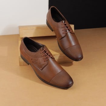 Walkway Men Tan Formal Oxford(SKU: 19-505-23-43)