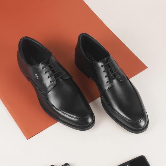 Men Black Formal Lace Up