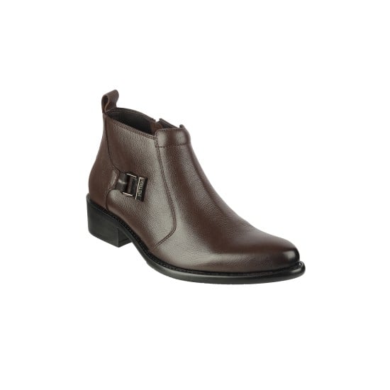 Men Brown Formal Boots