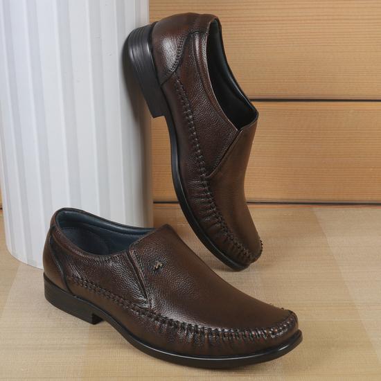 Men Brown Formal Moccasin