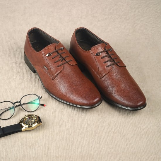 Men Light-tan Formal Lace Up