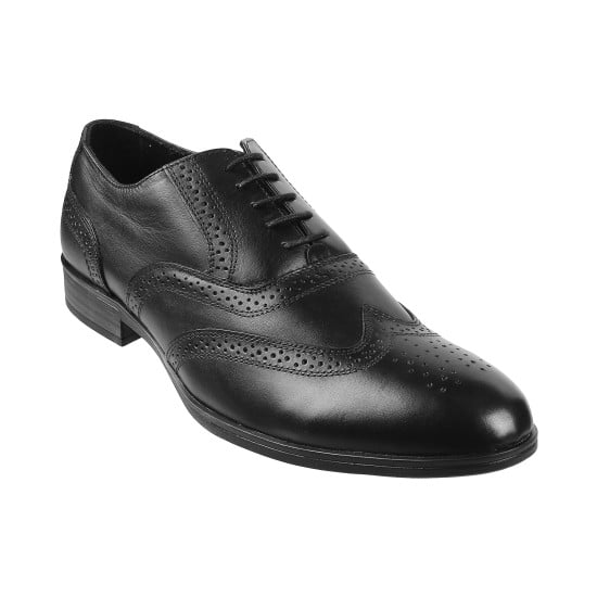 Men Black Formal Brogue