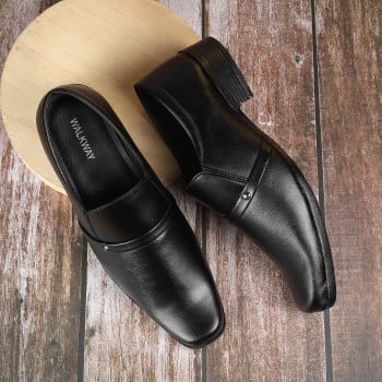 Walkway Men Black Formal Moccasin(SKU: 19-567-11-43)