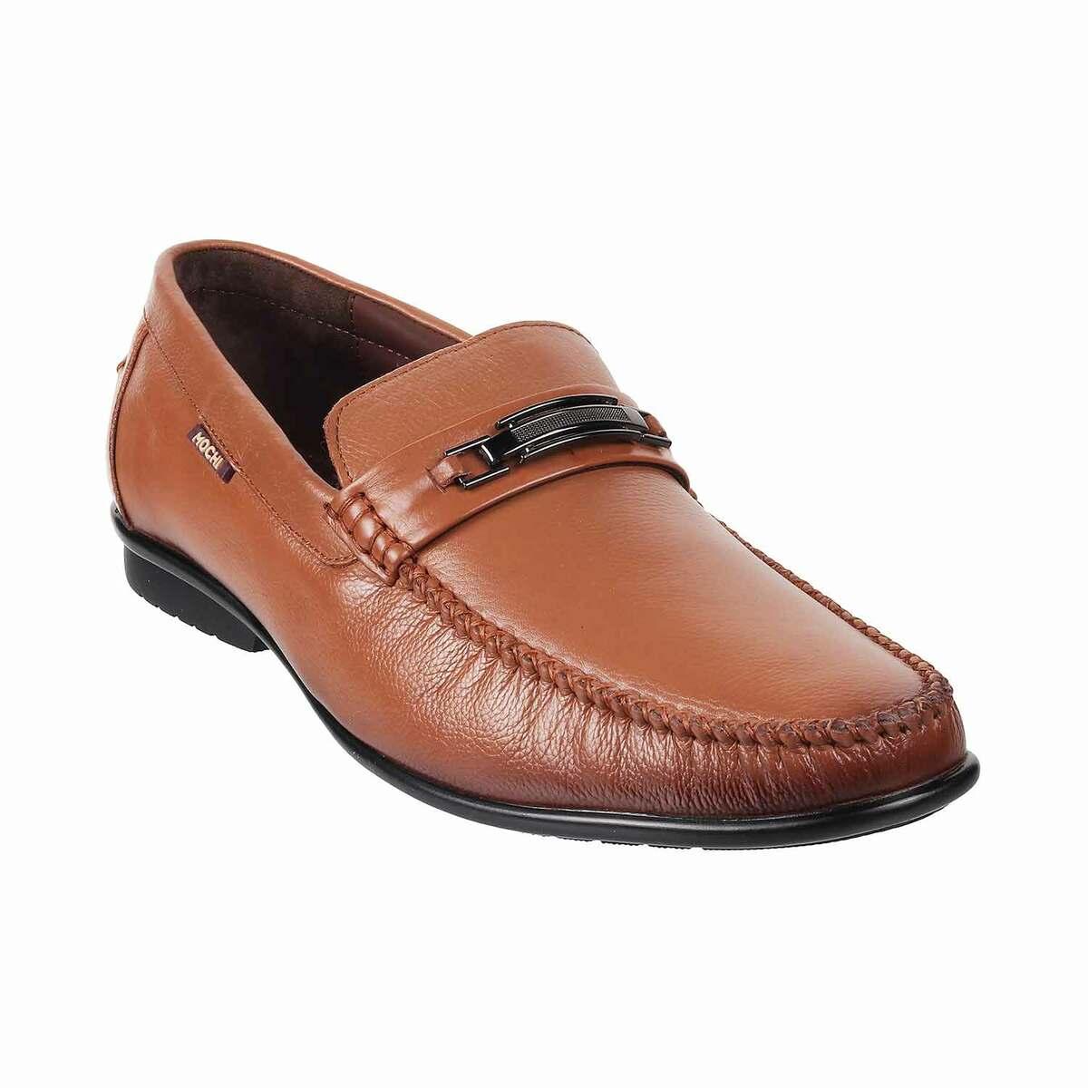 Buy Mochi Tan Formal Loafers Online 