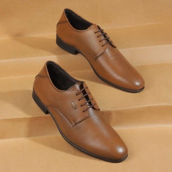 Metro Men Tan Formal Lace Up(SKU: 19-570-23-40)