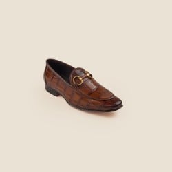 Men Tan Party Moccasin