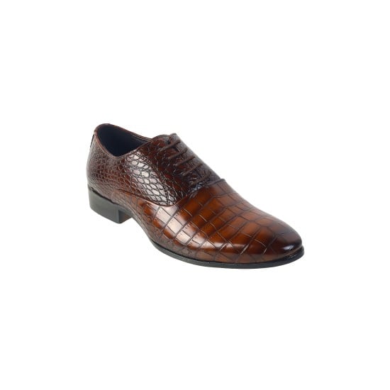Men Brown Party Lace Up