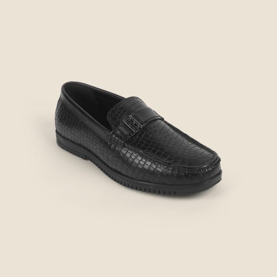Men Black Formal Moccasin