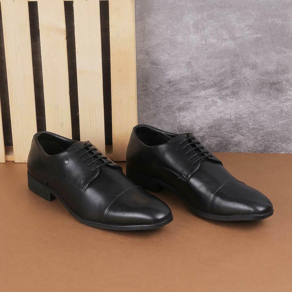 Matte black clearance formal shoes