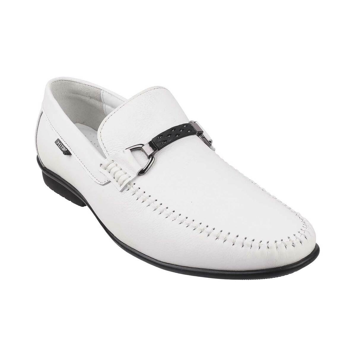 White moccasins sales mens