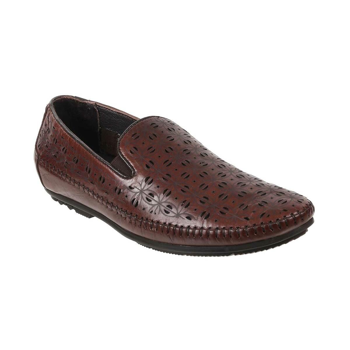 Buy Mochi Brown Casual Loafers Online 