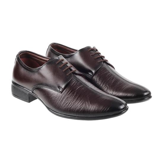 Men Maroon Formal Lace Up