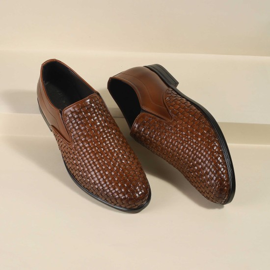 Men Tan Party Moccasin