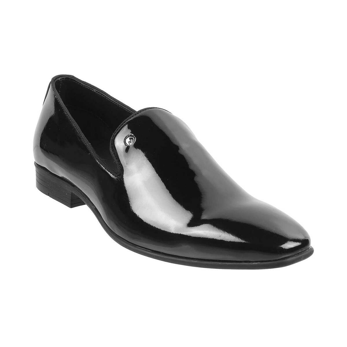 Black party wear shoes for outlet mens