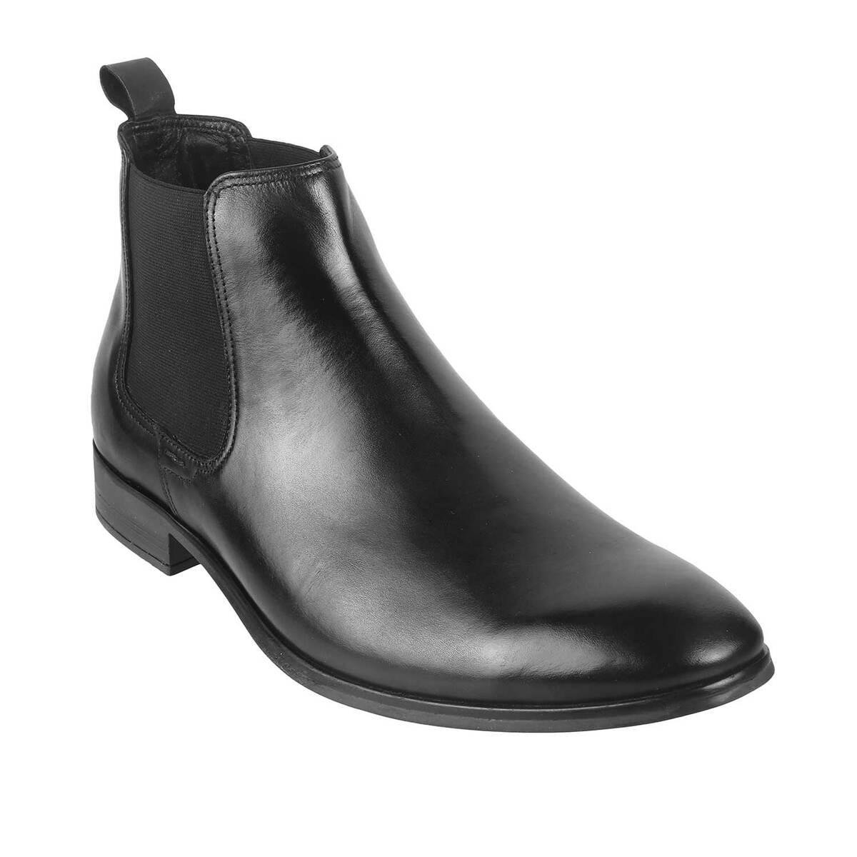 Buy Metro Men Black Formal Boots Online | SKU: 19-6440-11-40 - Metro Shoes