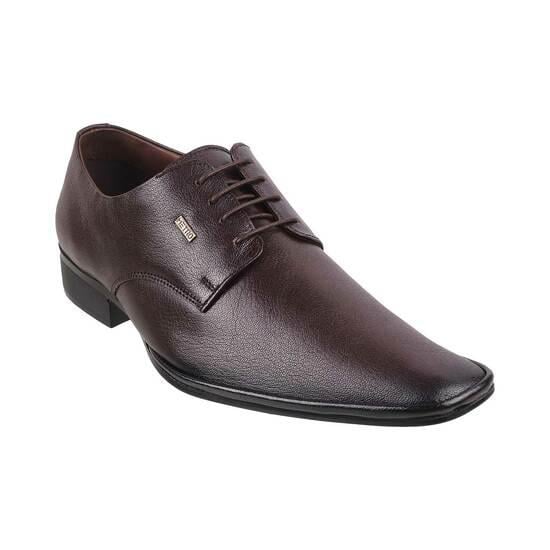 Men Maroon Formal Lace Up