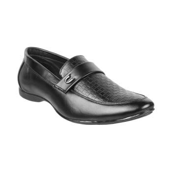 Walkway Men Black Formal Moccasin(SKU: 19-6492-11-42)