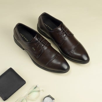 Metro Men Brown Formal Oxford(SKU: 19-651-12-40)