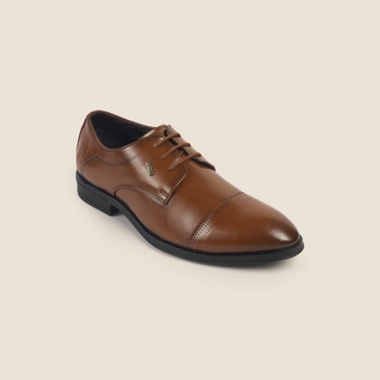 Men Tan Formal Oxford