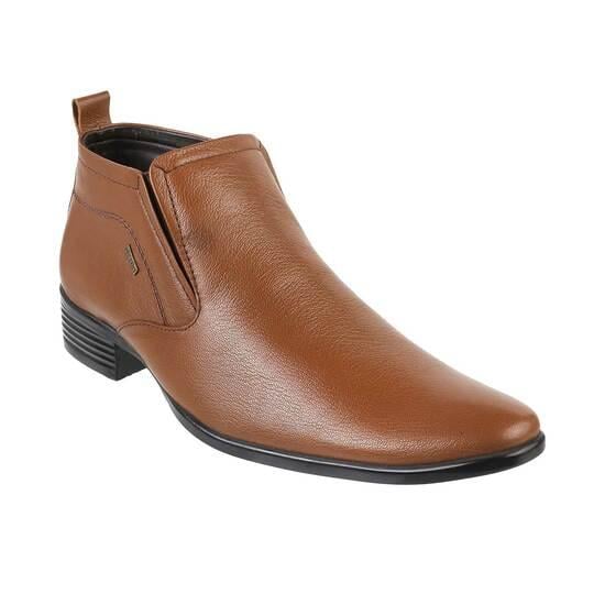 Men Tan Formal Boots